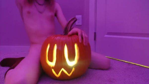 Cute amateur trans girl creampies Halloween pumpkin - pornhub.com on members.royalboobs.com