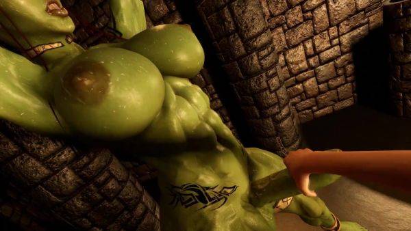 Hot 3d animation from the first person. Orc transvestite enjoys masturbation and blowjob. - anysex.com on ashemaleporn.com