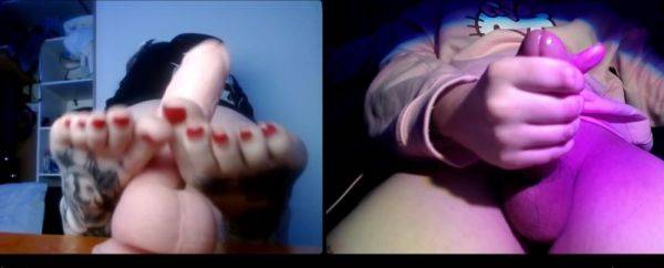 Feet can't do what hands can do - 365vids.one-trannyfans.net on ashemaleporn.com